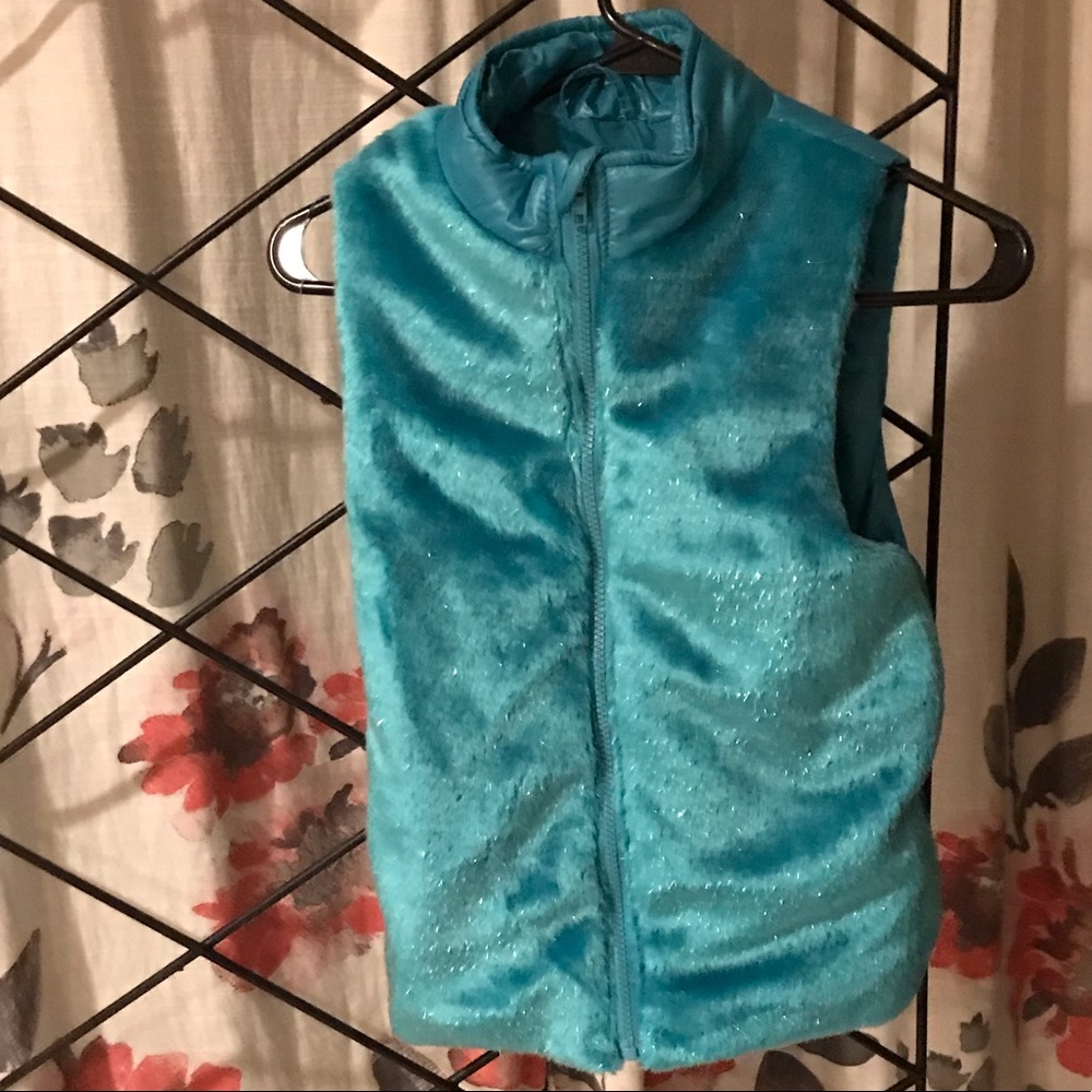 Heart Soul Girl Teal Vest